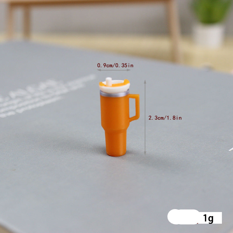 Wholesale Dollhouse  miniature scene ornaments straw cup